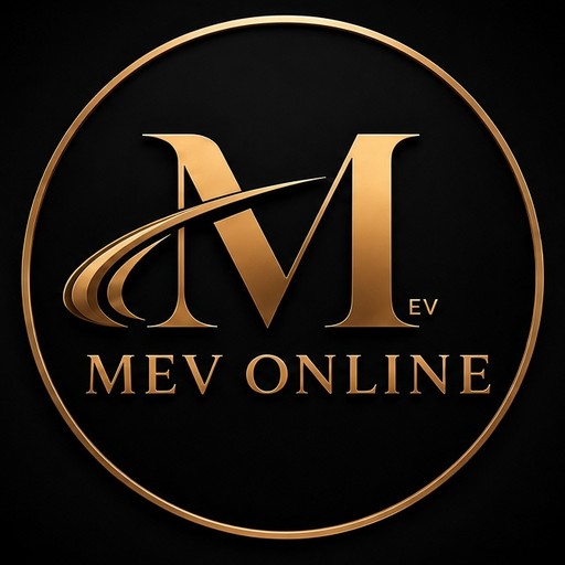 MEV ONLINE gold M emblem